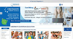Desktop Screenshot of obermayr-education.com